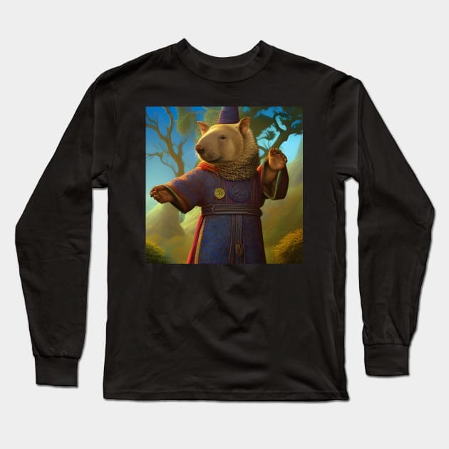 18th level Marsupialmancer! Long Sleeve T-Shirt by TheWombatsDen